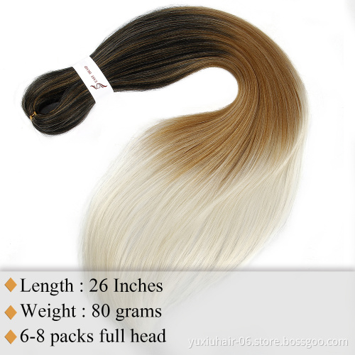 Synthetic Easy Jumbo Braids Hair Ombre Braiding Hair 24inches Crochet Hair Extensions Ultra braid